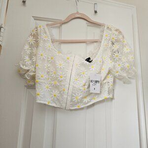 Forever 21 white  Crop Top